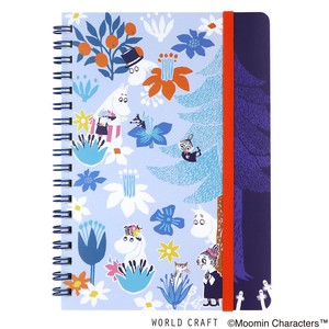 WORLD CRAFT Notebook Character Forest Stationery Moomin Ring Notebook B6