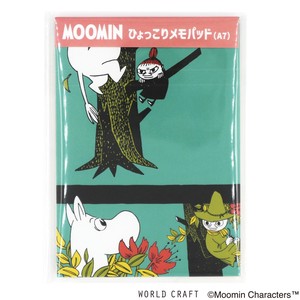 WORLD CRAFT Memo Pad Character Tree Green Moomin Memo Pad A7 Stationery