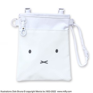 Health-Enhancing Item Pouch face Miffy Rabbit M 3-way
