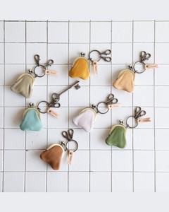 Key Ring Gamaguchi Fluffy Texture Rings Made in Japan