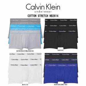 Calvin Klein(カルバンクライン)ローライズ ボクサーパンツ 3枚セット 前閉じ  COTTON STRETCH NB2614
