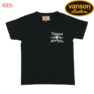 vanson WHEEL&WING SHORT SLEEVE KIDS TEE (キッズTシャツ)