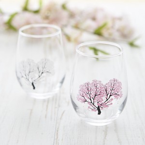 Japanese Sakura Color Changing Glass Cups (Pair)