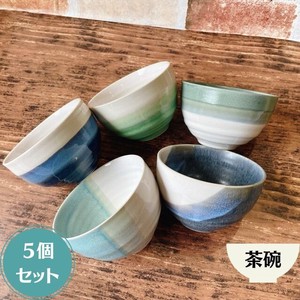 Mino ware Rice Bowl Calla Lily Pottery Made in Japan