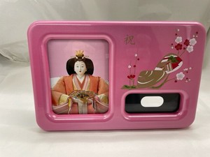 Photo Frame Stand Pink Music Box L size