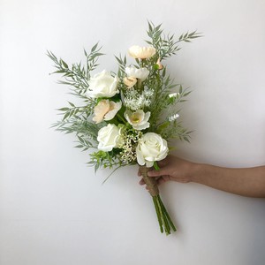 造花 バラなど 結婚式 ウェディング 花嫁 ブーケ 花束 フラワー 花
