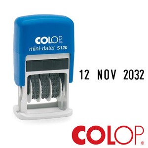 COLOP 日付 スタンプ　S120 英語 「月」【2023年〜2034年】（オーストリア・輸入・文房具）