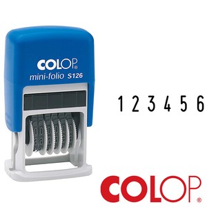 COLOP 数字6桁スタンプ S126 （オーストリア・輸入・文房具）