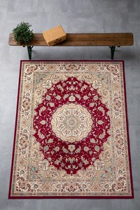 薄くて軽い　繊細な柄を表現　ベルギー製　モケット織絨毯　グラン　14668