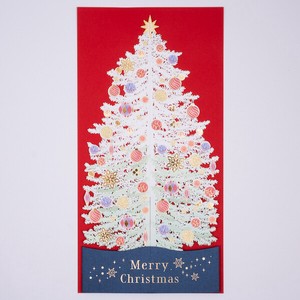 レーザーカット立体クリスマスカード■クリスマスツリー