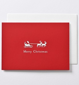 Greeting Card Foil Stamping Santa Claus