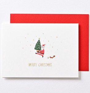 Greeting Card Foil Stamping Santa Claus Casual Popular Seller