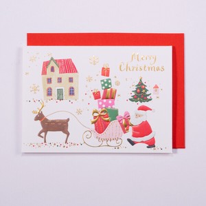 Greeting Card Mini Santa Claus Casual