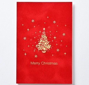 クリスマスベルベットポストカード ■ベルベットタッチ素材 ■ポストカード