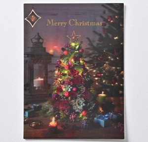 クリスマス3Dポストカード ★人気商品 ■3D加工により立体的 ■クリスマスベア