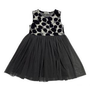 Kids' Casual Dress Tulle Formal M Jumper Skirt Polka Dot Made in Japan