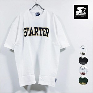 STARTER BLACK LABEL スターター ブラック レーベル ロゴ刺繍 ビッグシルエット Tシャツ 半袖 ST026 メンズ