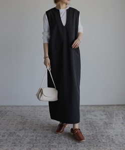 Casual Dress Double Pocket