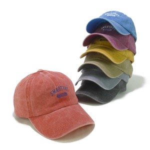 ★年間品　SHF−カレッジロゴ刺繍ウォッシュドコットンローキャップ　ヤング帽子
