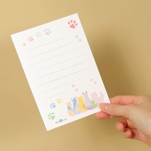 Writing Paper Cat Ippitsusen Letterpad