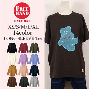T-shirt Plain Color Long Sleeves T-Shirt Long T-shirt Ladies' MIX Men's