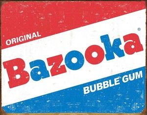 【サイン】ティン サイン Bazooka Gum DE-MS2450