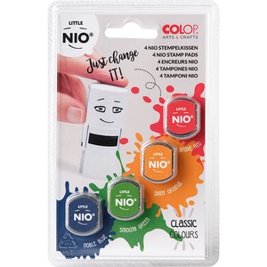 COLOP Little Nio 専用インクパッド【4個 セット】（オーストリア・輸入・文房具）
