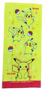 Hand Towel Pikachu Character Face Pokemon