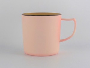 【樹脂食器】スタック マグカップ　ピンク　日本製 made in Japan
