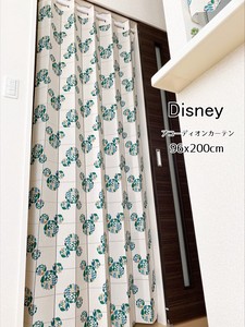 【受注生産アコーディオンカーテン】Disney ミッキー「GOLDEN_days」96x200cm【日本製】