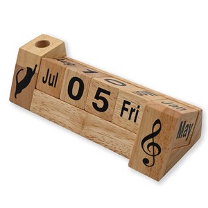 木製カレンダー_Wooden calendar【ギフト】