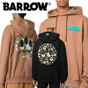 BARROW パーカー BROWN/BLACK バロー