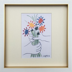 アートフレーム　パブロ・ピカソ Pablo Picasso 花束