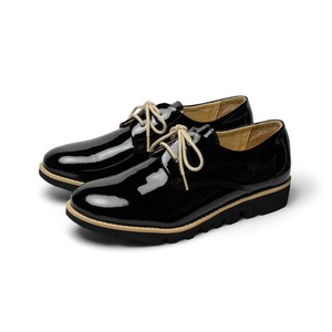 materi* a-01 leather shoes (patent black)　made in Japan