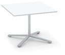 会議テーブル　ビエナ　フラップ型　正方形天板　塗装脚