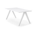 テーブル　ウッドチルト　長方形固定型天板　アジャスター