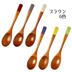 Spoon Brown Wooden 6 Color