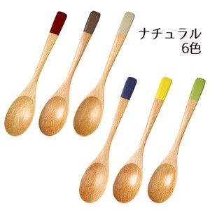 Spoon Wooden 6 Color Natural