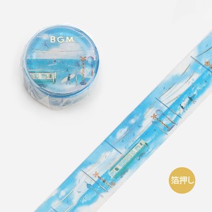 BGM マスキングテープ/MASKING　TAPE 「 スペシャル 水彩の町・海岸」 20mm＊5m　2022秋冬新作