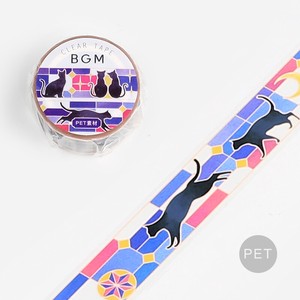 BGM Washi Tape Washi Tape Foil Stamping Stained Glass