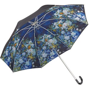 【おしゃれ】名画折り畳み傘(晴雨兼用) ﾙﾉﾜｰﾙ｢大きな花瓶｣