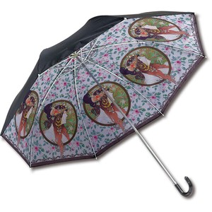 【おしゃれ】名画折り畳み傘(晴雨兼用) ﾐｭｼｬ｢ﾌﾞﾙﾈｯﾄ｣