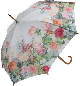 ｱｰﾁｽﾄﾌﾞﾙｰﾑ 木製ｼﾞｬﾝﾌﾟ傘(晴雨兼用) ｼﾞｭﾘｱﾌﾟﾘﾝﾄﾝ｢ｶ