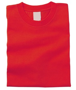 カラーTシャツ　J　010　レッド　（サイズ150）