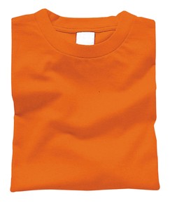 カラーTシャツ　J　015　オレンジ　（サイズ150）