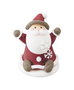 シュガードール バンザイおすわりサンタ クリスマスケーキデコレーション 装飾