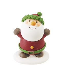 シュガードール ビターカラーバンザイサンタ クリスマスケーキデコレーション 装飾