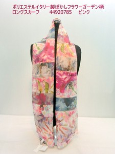 Thin Scarf Garden Polyester