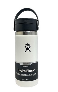 ハイドロフラスク（Hydro Flask）【ホワイト】ワイドフレックスシップ　16oz　473ml