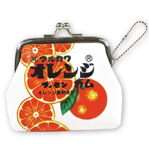 T'S FACTORY Coin Purse Series Husen Gum Gamaguchi Sweets Orange